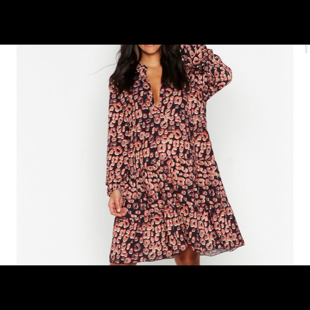 Leopard 🤗 smocked dress